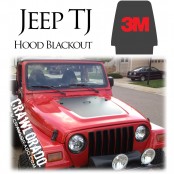 Jeep TJ Hood Blackout 
